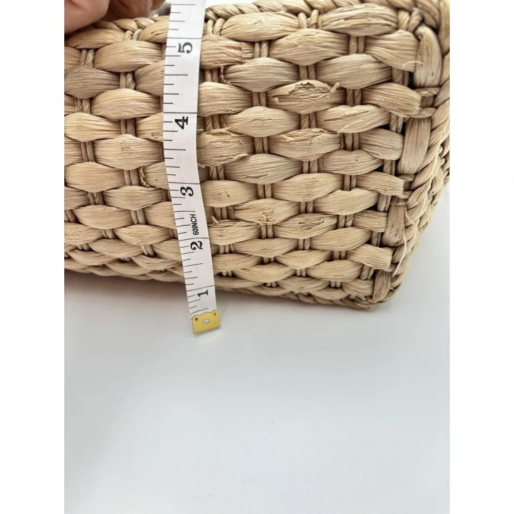 Modani Woven Straw Tote Bag Beach Resort Vacation Shopper‎ Natural Large